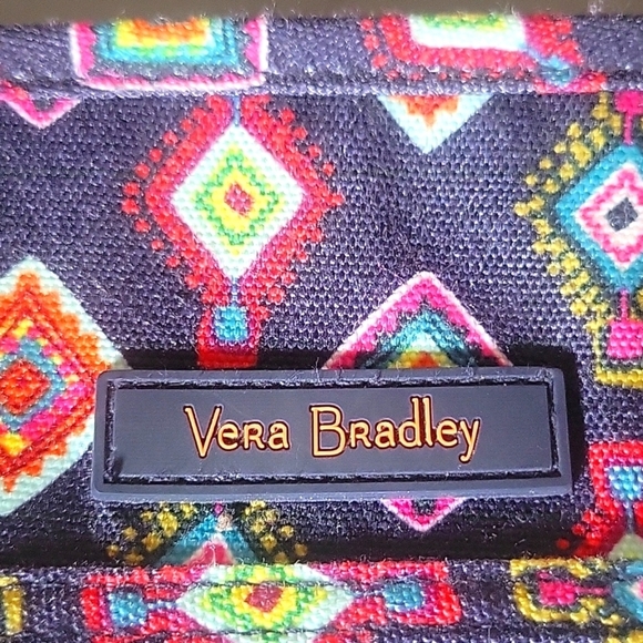 Vera Bradley Colorful Travel Ready Patterned Mini Medallion Crossbody Bag - Picture 9 of 9